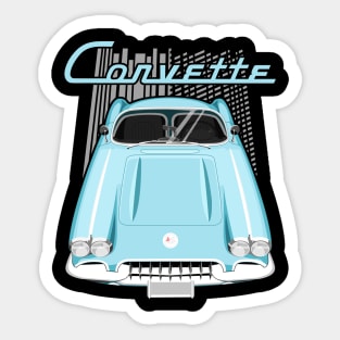 Corvette C1 1958-1960 - Blue Sticker